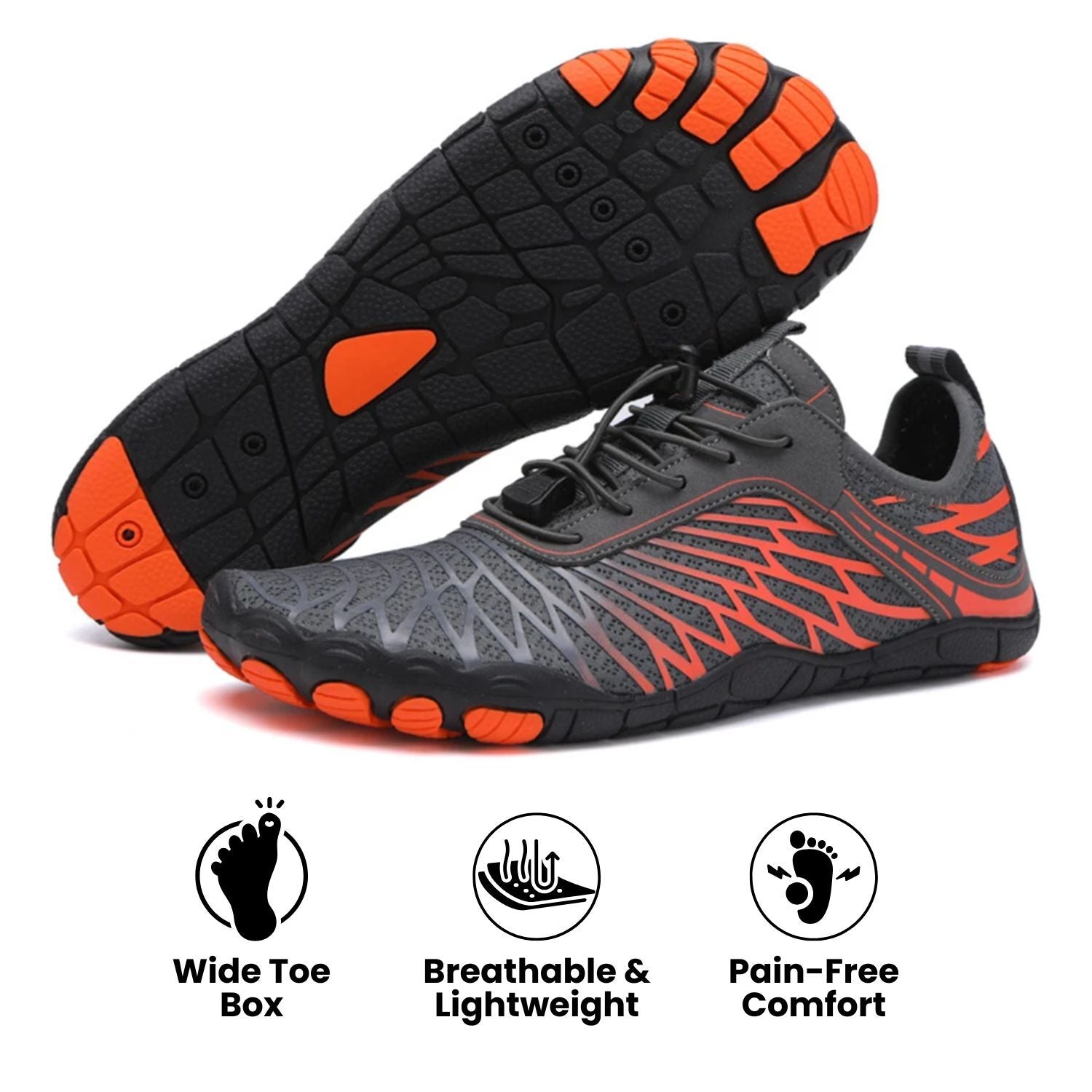 TerraFlex Pro | Healthy Comfort & Non-Slip Barefoot Shoes (Unisex)